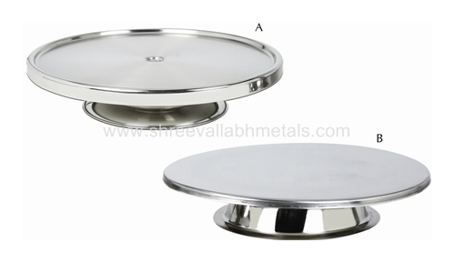 Low Base & Attached Cake Stand