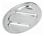 3 Compartment Oval Tray  